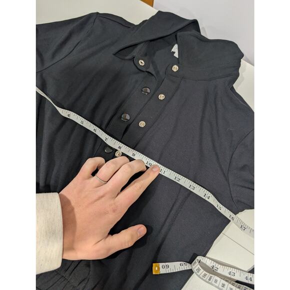 Lovers + Friends Jumpsuit Womens XS Black Long Sleeve Belted - Picture 7 of 11